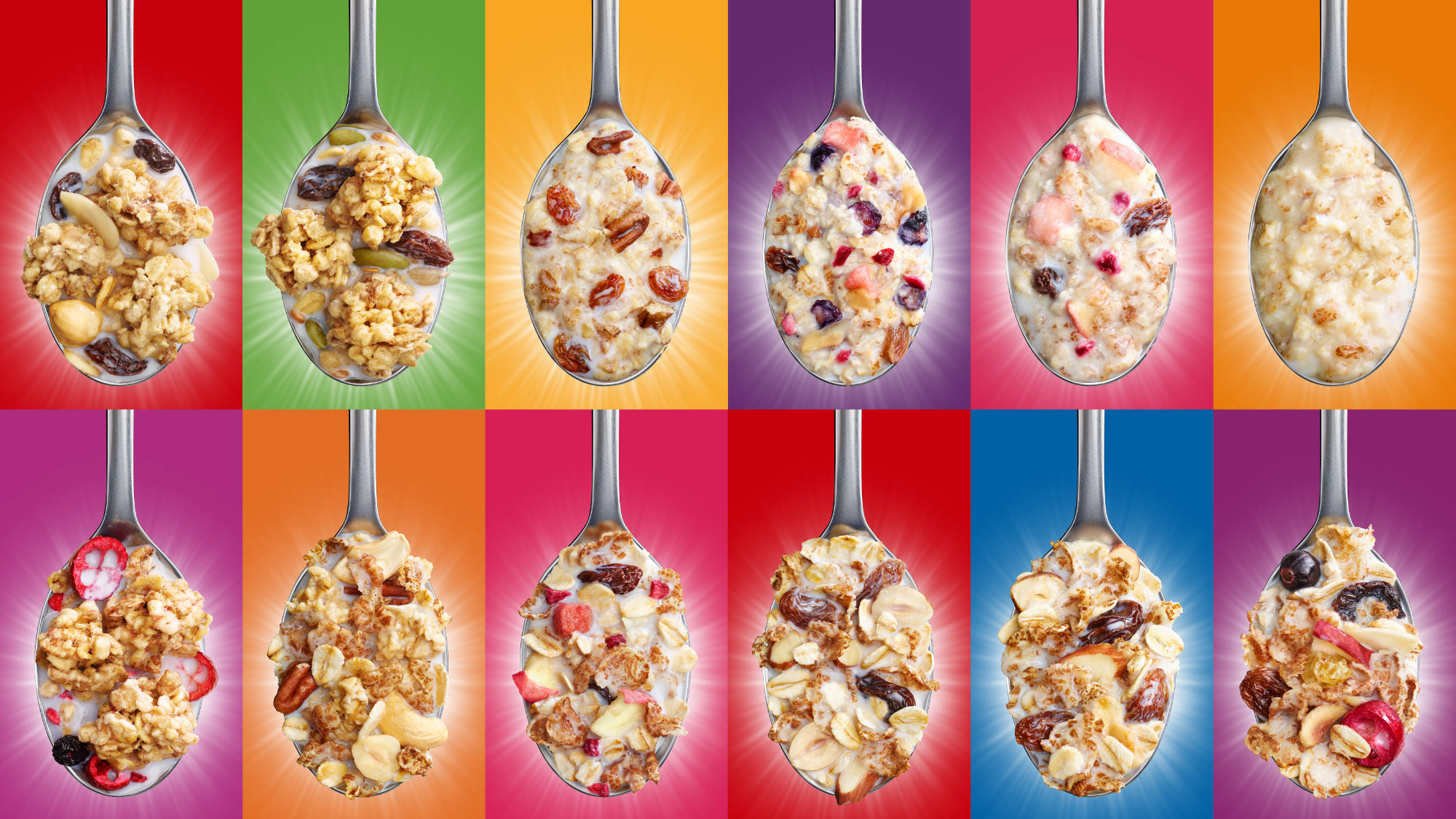 Colourful Range of Alpen Hero Spoonfuls