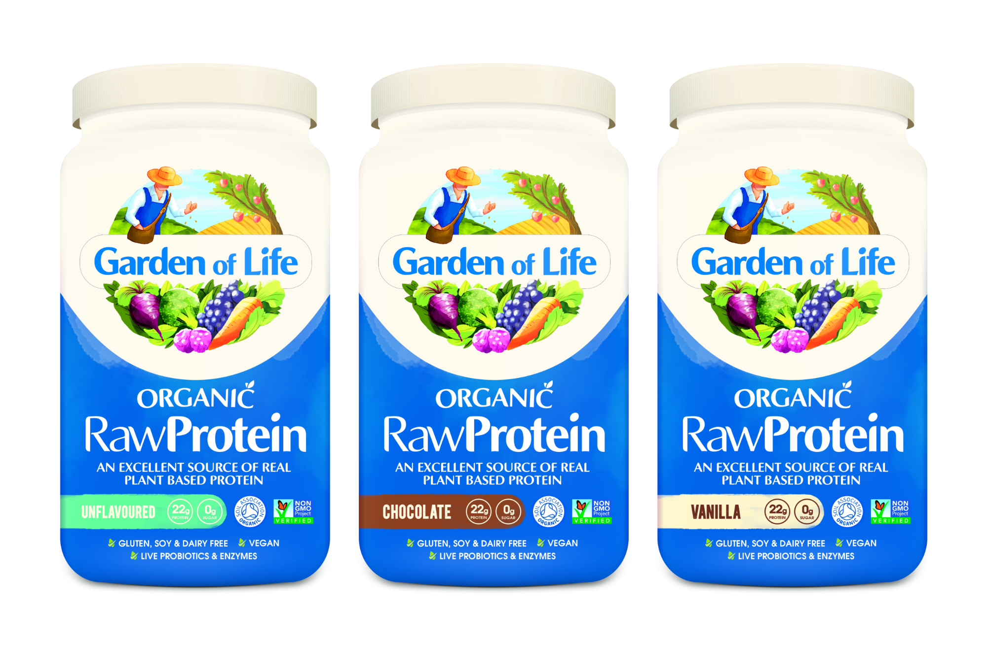 New range of Raw organic Protiens