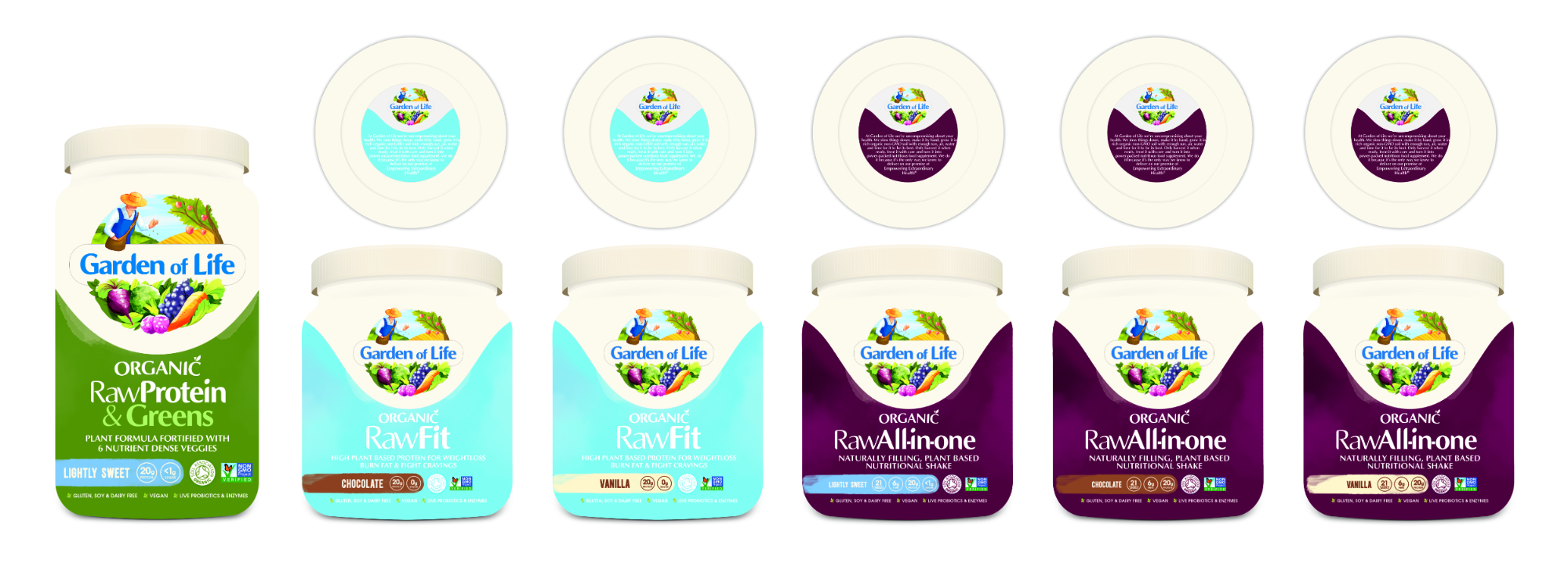 New range of Raw organic Protiens