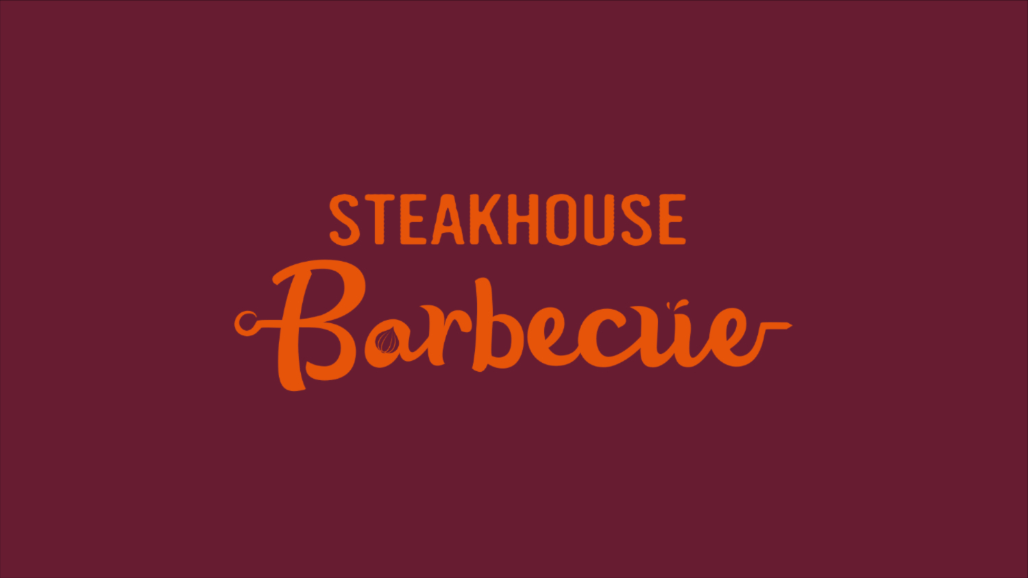 Steakhouse BBQ Title