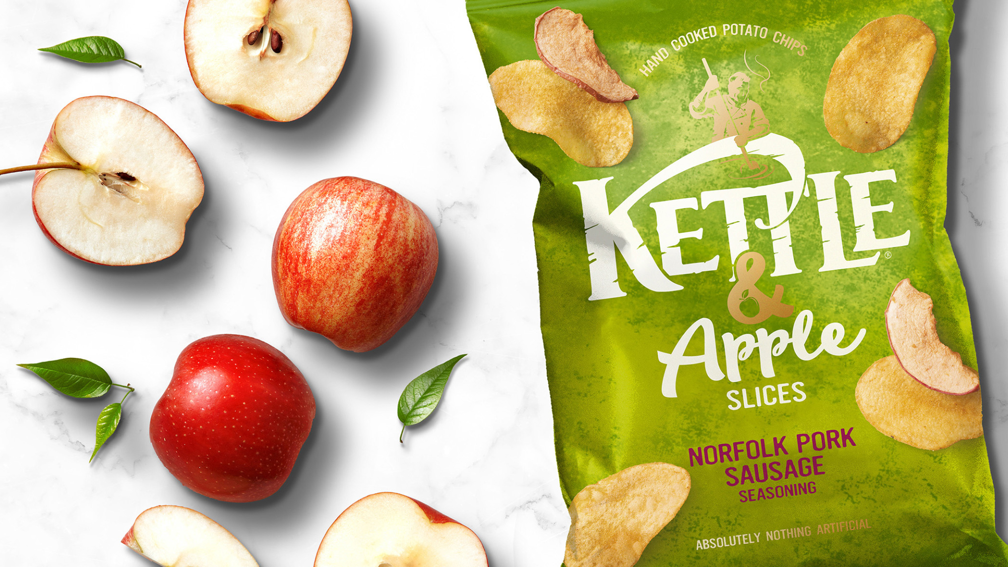 Kettle pack sliced apples