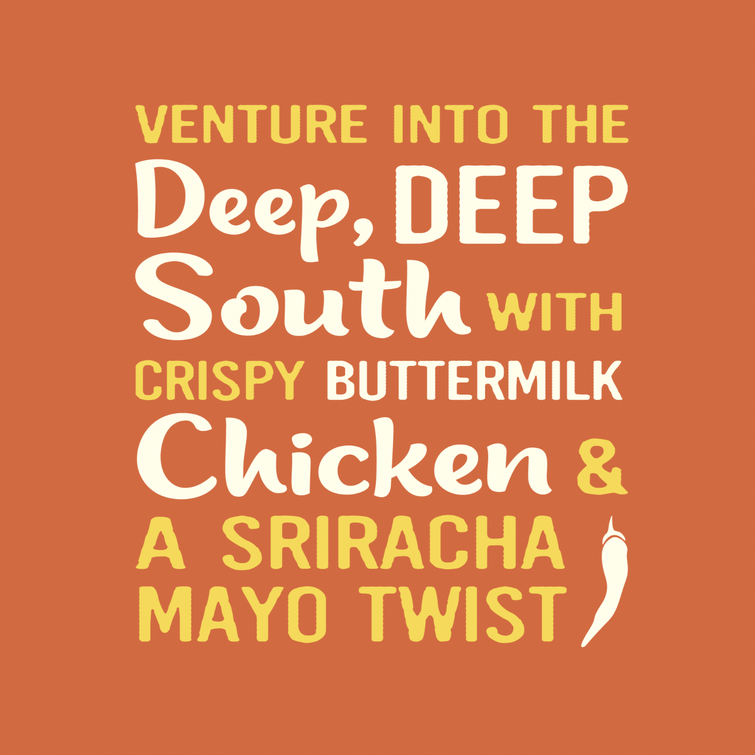 Stylised description of the Siracha seasoning