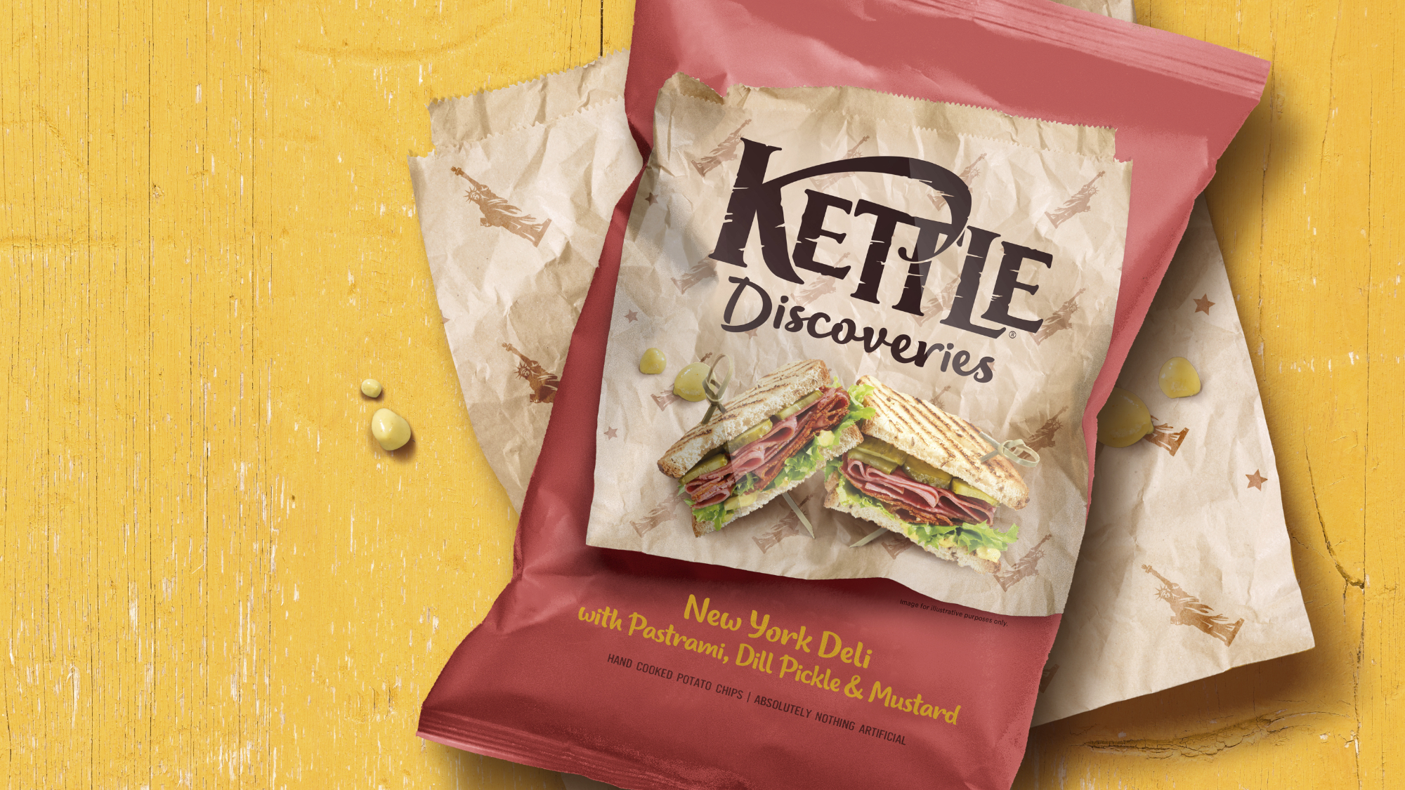 Kettle Discoveries pack served as street food