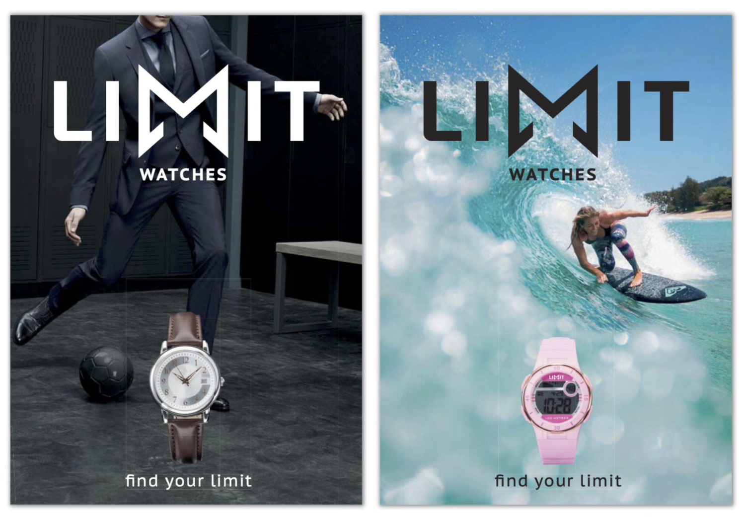 Limit print ad designs
