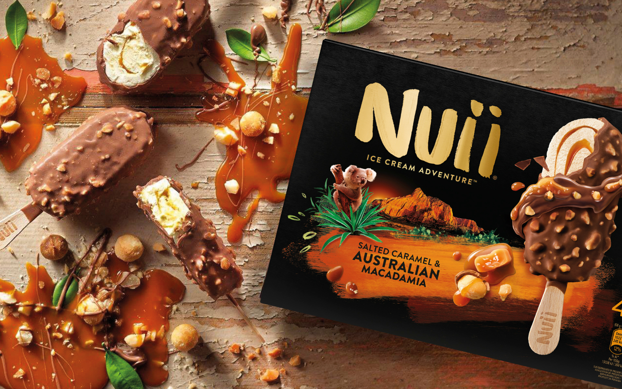 Nuii pack surrounded by ingredients