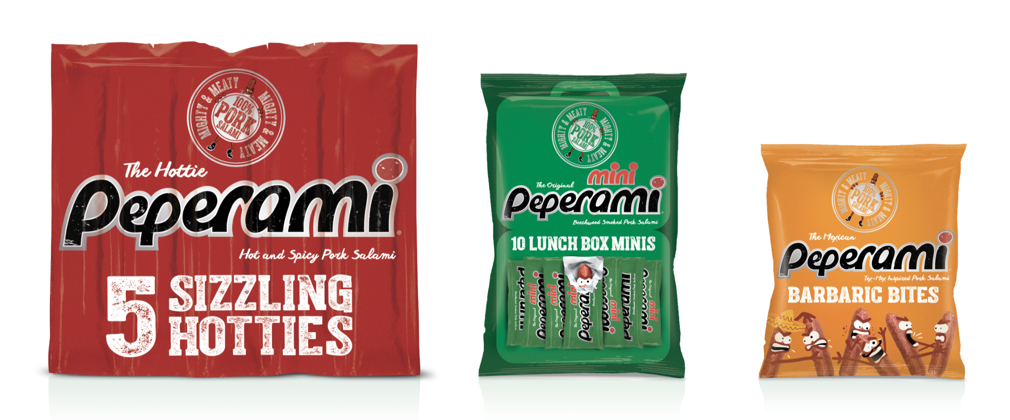 Multipack desgins for the Certified Salami route