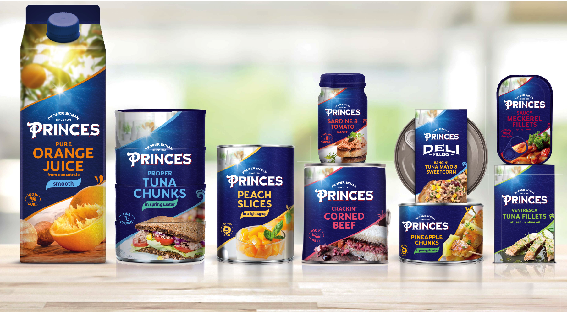 Princes_range of tins