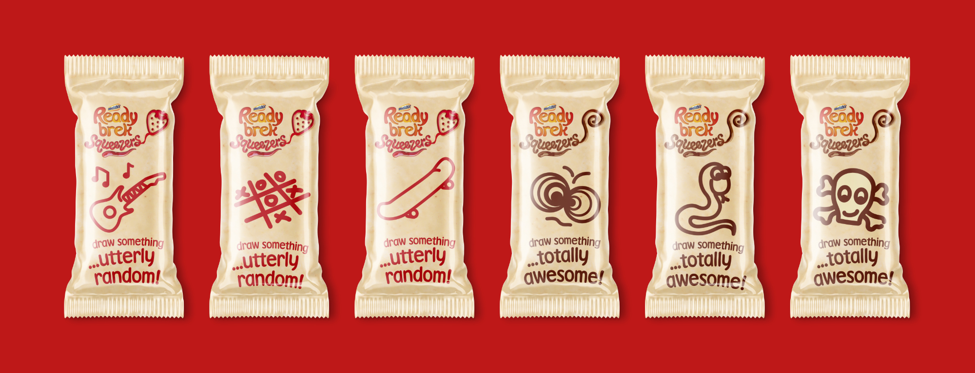 Ready Brek jam and sauce sachets
            